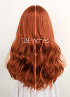 Marvel Black Widow Black Widow Ginger Wavy Lace Front Synthetic Wig LF3229