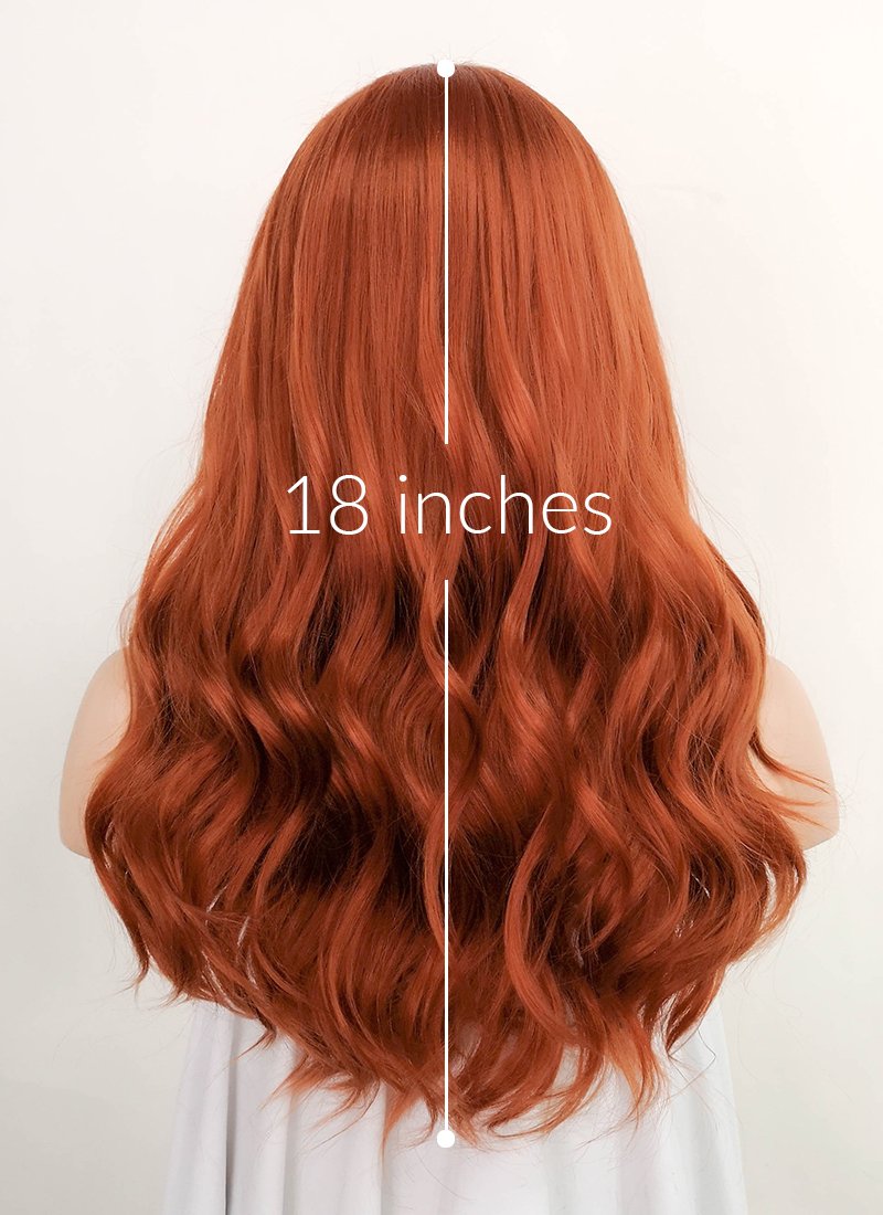Marvel Black Widow Black Widow Ginger Wavy Lace Front Synthetic Wig LF3229