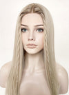 Mixed Blonde With Dark Roots Straight Lace Front Synthetic Wig LF3235