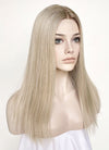 Mixed Blonde With Dark Roots Straight Lace Front Synthetic Wig LF3235