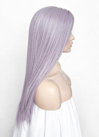 Pastel Purple Straight Lace Front Kanekalon Synthetic Wig LF3239