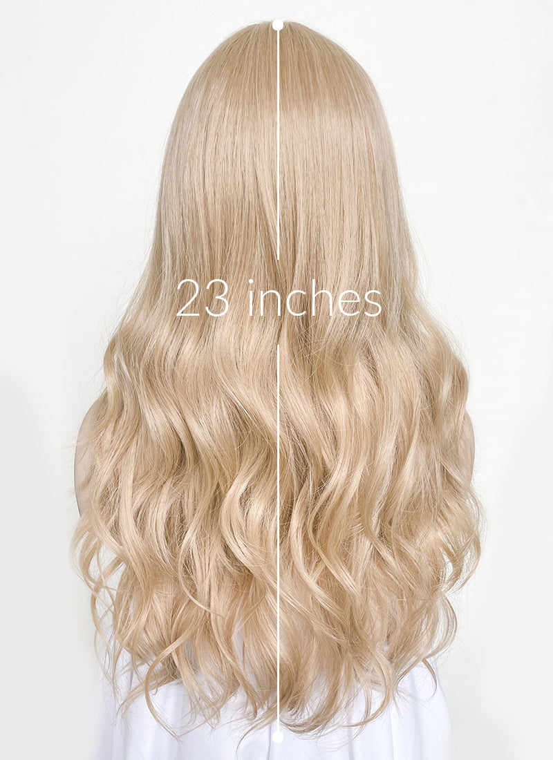 Blonde Wavy Lace Front Kanekalon Synthetic Wig LF3241
