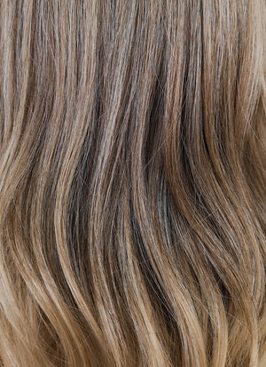 Mixed Blonde Wavy Lace Front Kanekalon Synthetic Wig LF3245