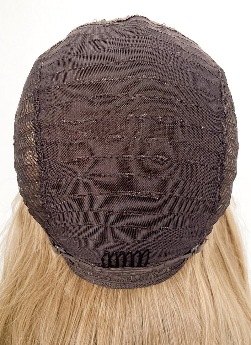 Two Tone Blonde Wavy Lace Front Synthetic Wig LF3287