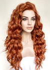 Ginger Curly Lace Front Synthetic Hair Wig LF3305