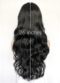 Black Wavy Lace Front Synthetic Hair Wig LF3314