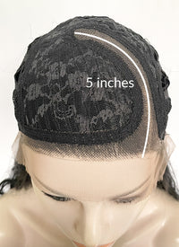 Black Wavy Lace Front Synthetic Hair Wig LF3314