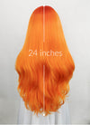 Wavy Mixed Orange Lace Front Synthetic Wig LF383