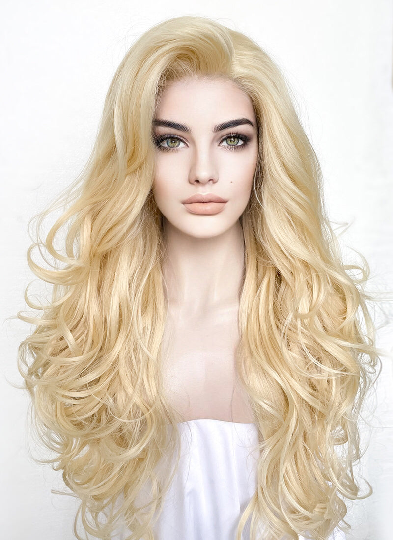 Blonde Wavy Lace Front Synthetic Wig LF5156