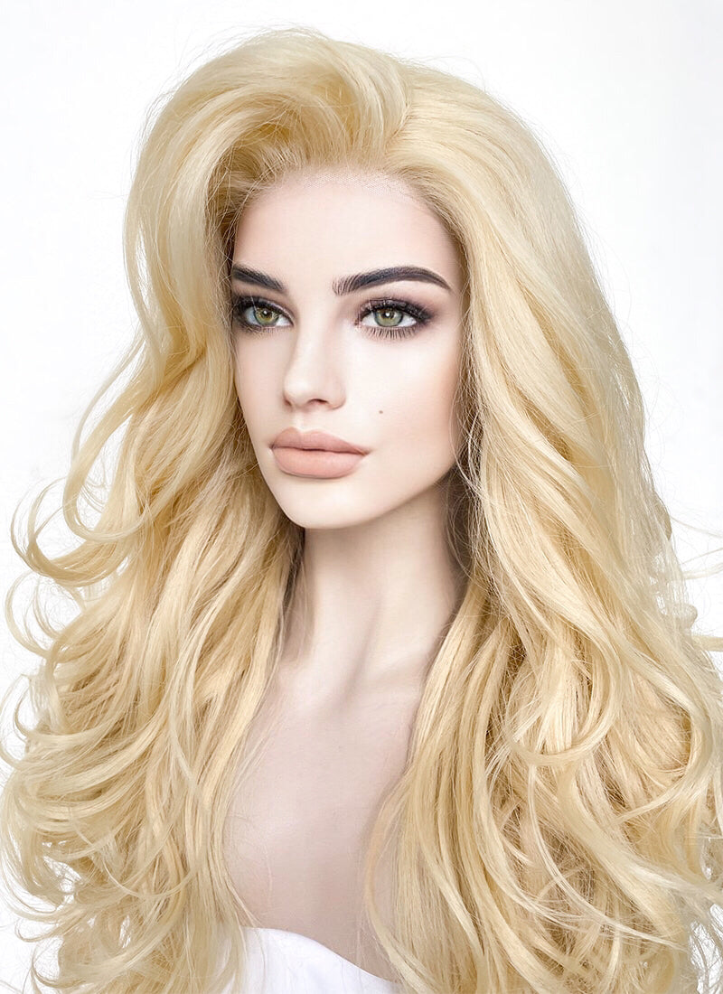 Blonde Wavy Lace Front Synthetic Wig LF5156