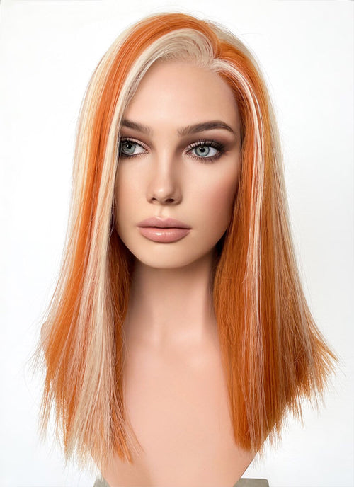 Orange Color Wigs Wig Is Fashion