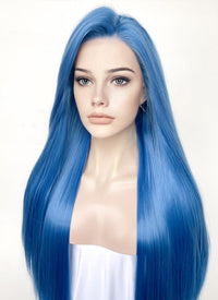 Blue Straight Lace Front Synthetic Hair Wig LF5170