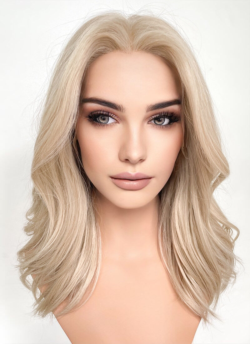 Blonde Wavy Lace Front Kanekalon Synthetic Wig LF6013