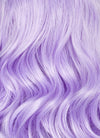 Pastel Purple Wavy Lace Front Synthetic Hair Wig LF6028