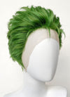 One Piece Roronoa Zoro Green Wavy Lace Front Synthetic Men's Wig LF6044