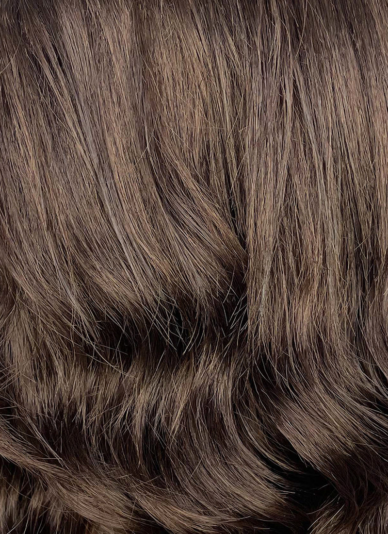 Alan Wake 2 Brunette Wavy Lace Front Synthetic Men's Wig LF6046