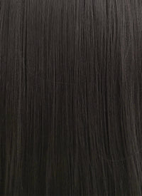 Straight Yaki Natural Black Lace Front Synthetic Wig LF701A