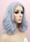 Pastel Lilac Wavy Lace Front Synthetic Wig LF771D