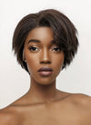 The Sandman Brunette Straight Pixie Lace Front Synthetic Wig LFB1312A