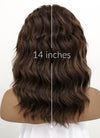 Brunette Wavy Lace Front Synthetic Wig LFB407