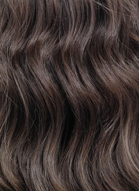 Brunette Wavy Lace Front Synthetic Wig LFB407