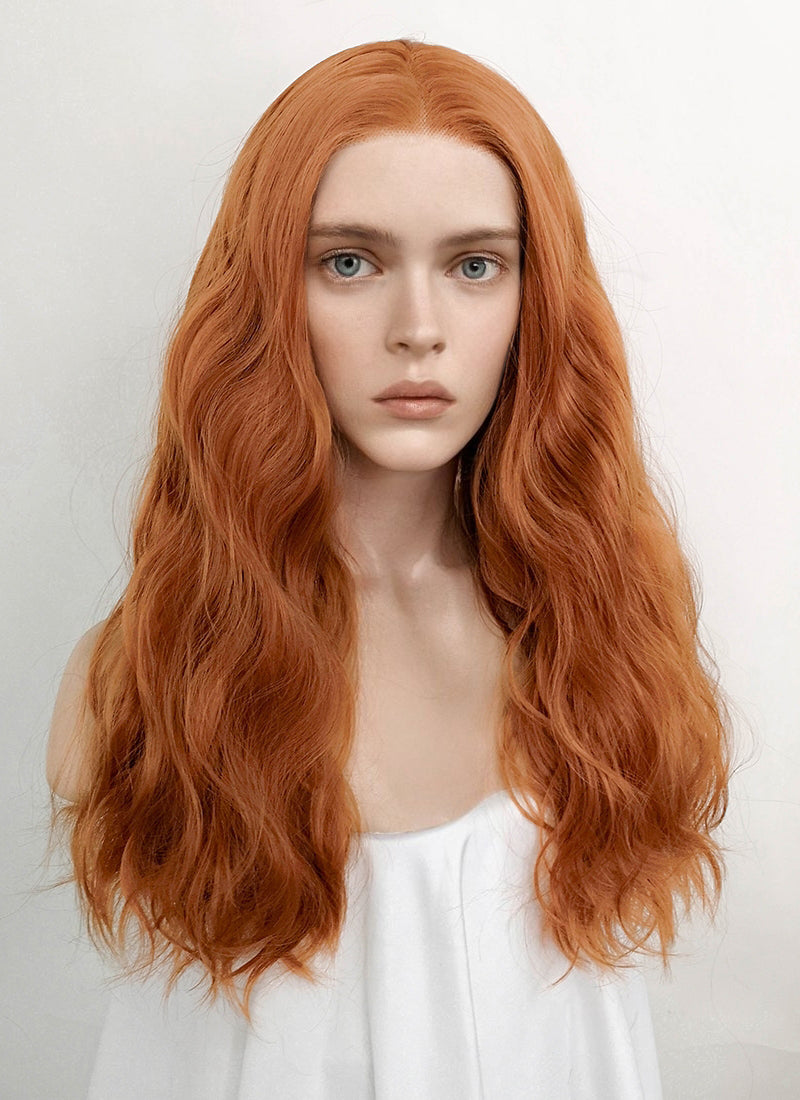 Stranger Things Max Mayfield Ginger Wavy Lace Front Wig LFK5531A
