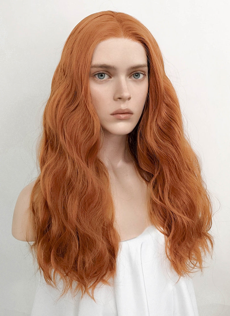 Ginger Wavy Lace Front Synthetic Wig LFK5531A