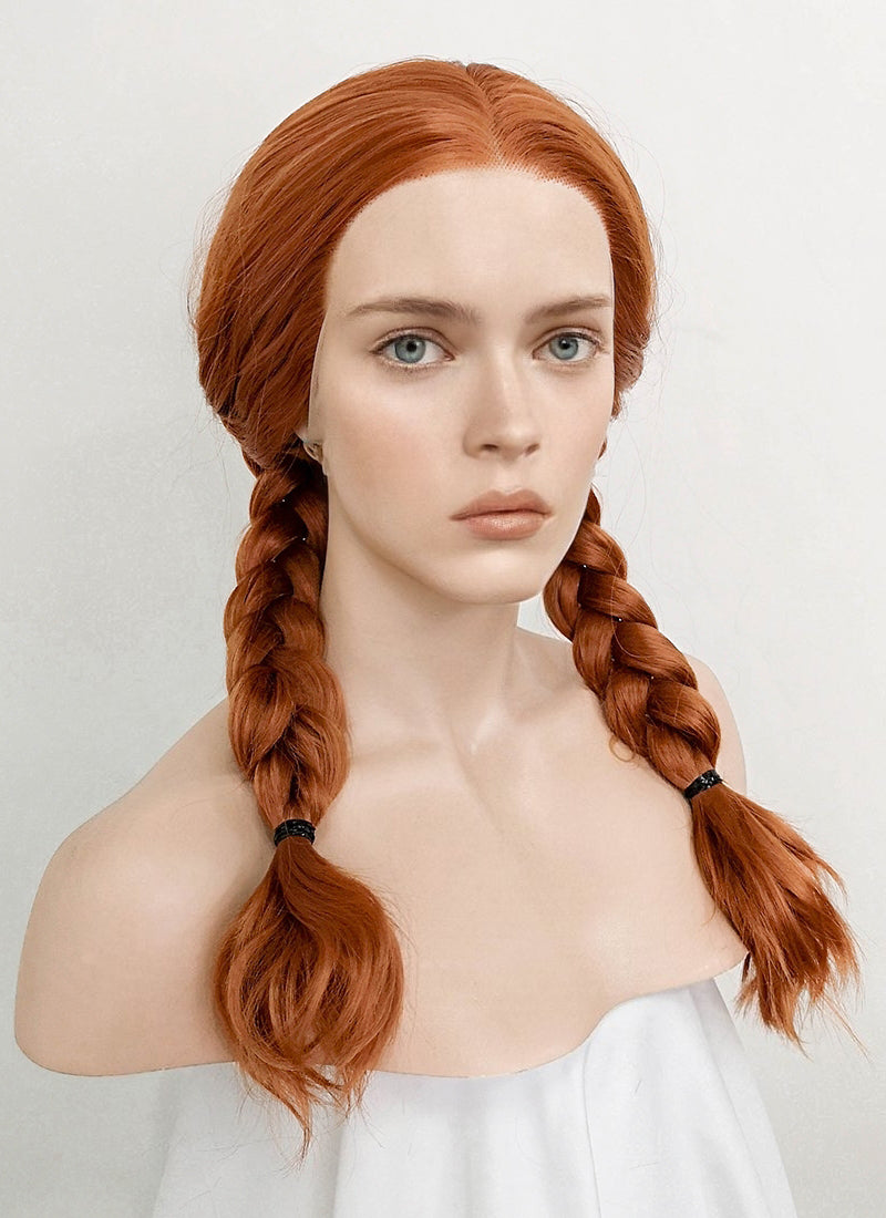 Stranger Things Max Mayfield Ginger Wavy Lace Front Wig LFK5531A