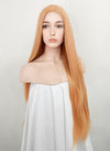 Pastel Orange Straight Lace Front Synthetic Wig LFK5537
