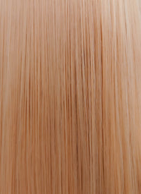 Pastel Orange Straight Lace Front Synthetic Wig LFK5538