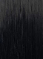 Black Straight 13" x 6" Lace Top Kanekalon Synthetic Hair Wig LFS018