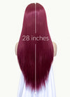 Burgundy Straight 13" x 6" Lace Top Kanekalon Synthetic Wig LFS031