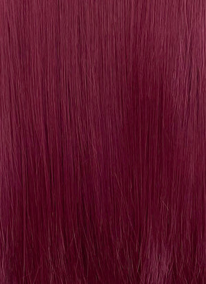 Burgundy Straight 13" x 6" Lace Top Kanekalon Synthetic Wig LFS031
