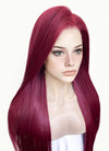 Burgundy Straight 13" x 6" Lace Top Kanekalon Synthetic Wig LFS031