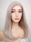 Pastel Pale Plum Straight Lace Front Synthetic Wig LW1514A