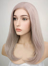 Pastel Pale Plum Straight Lace Front Synthetic Wig LW1514A