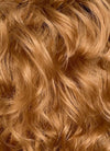 Chestnut Brown Wavy Lace Front Synthetic Men's Wig LW4021