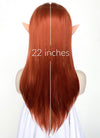 Critical Role The Legend of Vox Machina Keyleth Ginger Straight Lace Front Synthetic Wig LW4022