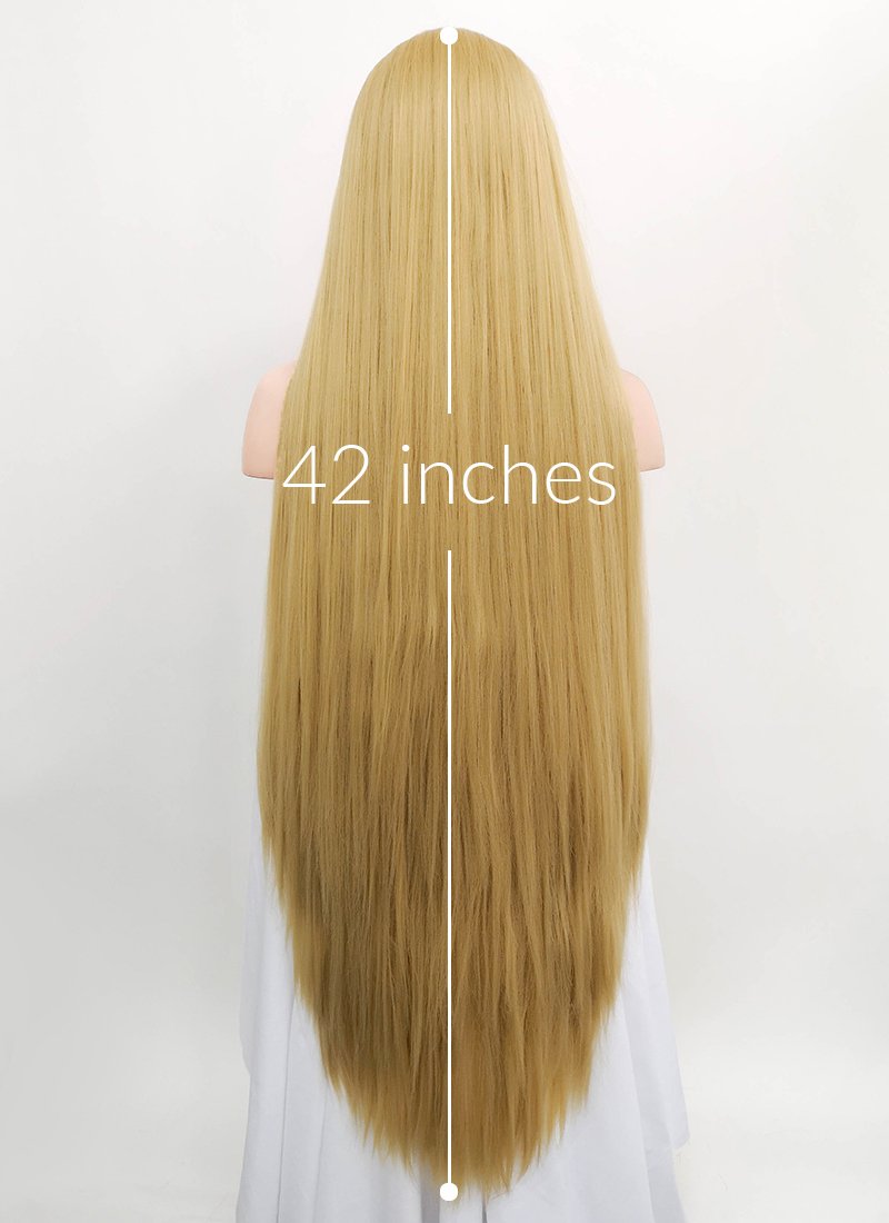 Straight Yaki Blonde Lace Wig CLF701S (Customisable)