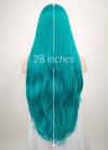 Straight Turquoise Blue Lace Front Synthetic Wig LW714A