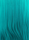 Straight Turquoise Blue Lace Front Synthetic Wig LW714A