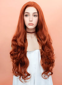 Ginger Wavy Lace Front Synthetic Wig LW735