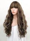 Brunette Mixed Blonde Curly Synthetic Wig NS034