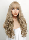 Ash Blonde Wavy Synthetic Wig NS061