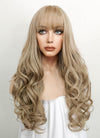 Ash Blonde Wavy Synthetic Wig NS061