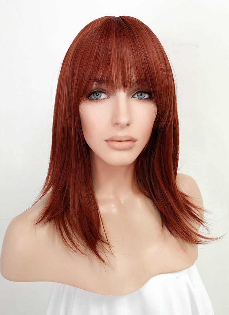 Auburn Straight Synthetic Wig NS151
