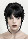 Wednesday Addams Black Braided Synthetic Hair Wig NS2001