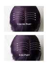 Purple Wavy Synthetic Wig NS201