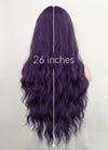 Purple Wavy Synthetic Wig NS201