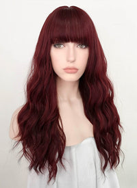 Red Wavy Synthetic Wig NS231